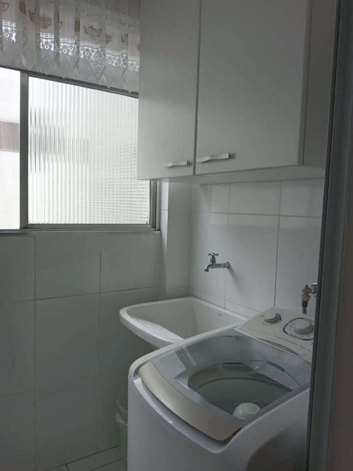 과루자 Apartamento completo na calçada da praia 아파트 외부 사진